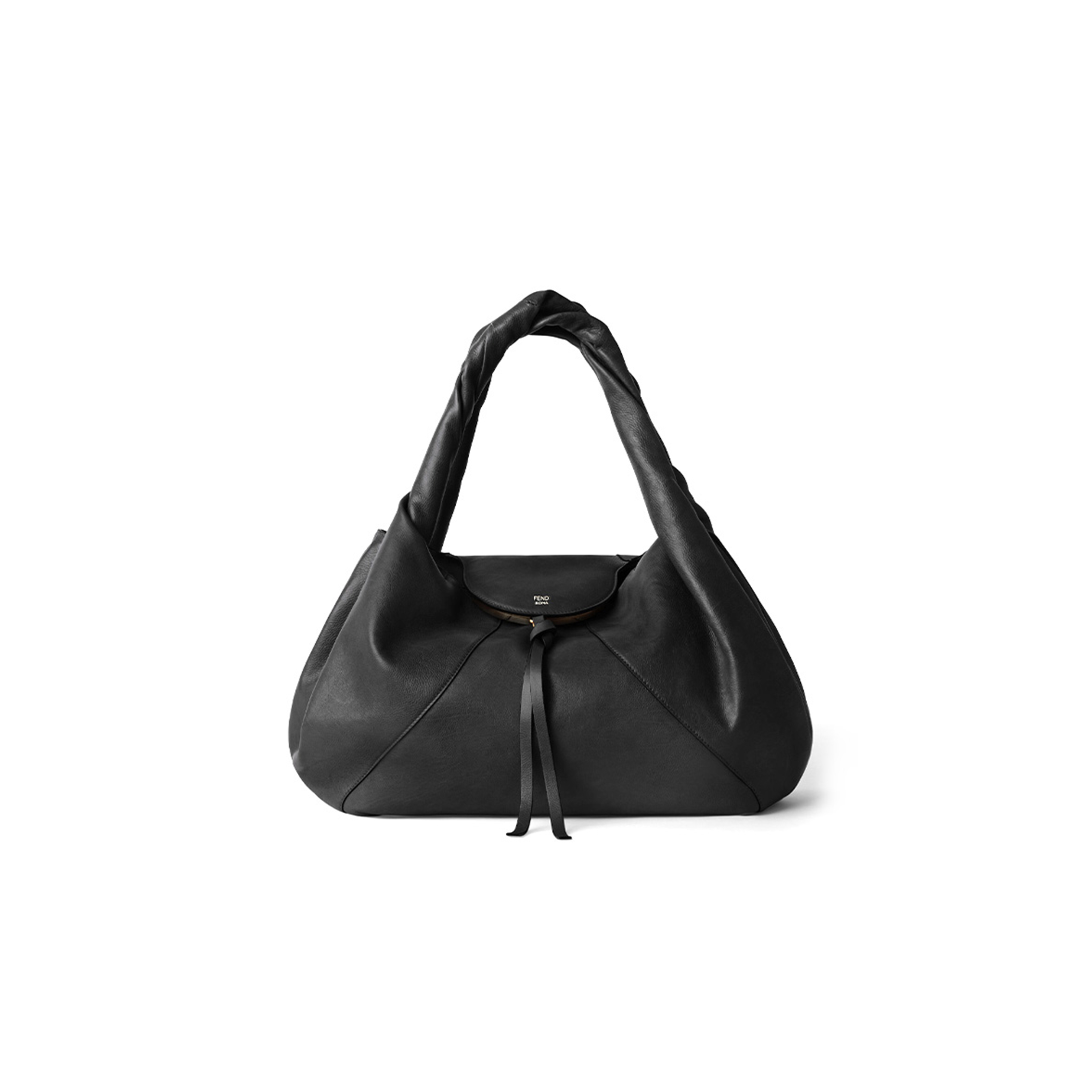 FENDI SPY BLACK LEATHER BAG 8BR839AYCTF0KUR (48*22*20cm) FENDI SPY BLACK LEATHER BAG 8BR839AYCTF0KUR (48*22*20cm)